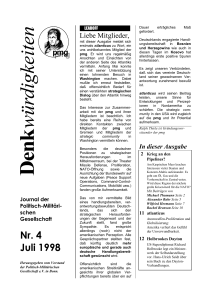 Nr. 4 Juli 1998 - Politisch