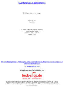 Quantenphysik in der Nanowelt - ReadingSample - Beck-Shop