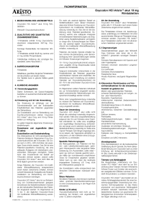 Oxycodon HCl Aristo akut 10 mg Filmtabletten