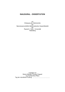 dissertation - Universität Heidelberg