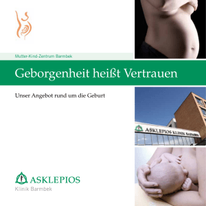 Geborgenheit hei&szlig;t Vertrauen