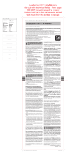 Beipackzettel Doxycyclin 100 - 1 A Pharma®, Tbl.