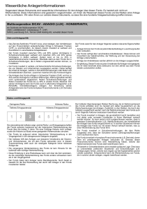 Key Investor Information