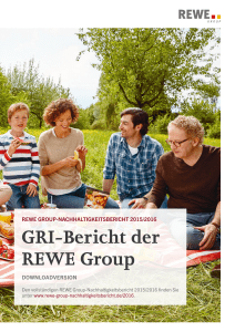 GRI-Bericht der REWE Group - REWE Group