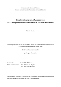 Charakterisierung von AML-assoziierten FLT3