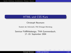 HTML und CSS Kurs