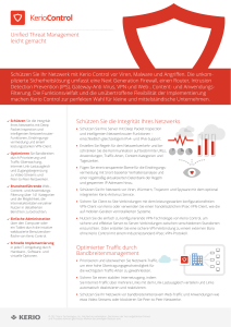 Unified Threat Management leicht gemacht Schützen Sie die