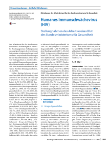 Humanes Immunschwächevirus (HIV)