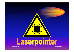 Laserschutz Laserpointer 1