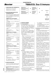 TISSUCOL Duo S Immuno