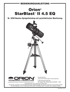 Orion® StarBlast™ II 4.5 EQ