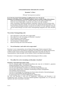 Gebrauchsinformation: Information für Anwender Resonium® A