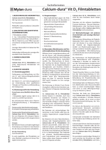 Calcium-dura® Vit D3 Filmtabletten