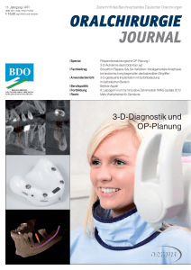 3-D-Diagnostik und OP-Planung