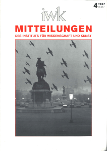 MITTEILUNGEN - Institut für Wissenschaft und Kunst