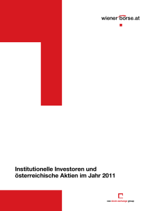 Institutionelle Investoren und österreichische Aktien