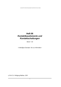 Heft 06 Kontaktbauelemente und