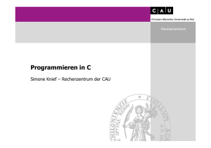 Programmieren in C