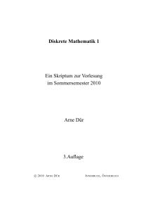 Diskrete Mathematik 1