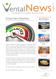 Kampf dem Diabetes!