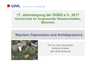 Bipolare Depression und AD, DGBS e.V. 2017 [Kompatibilitätsmodus]