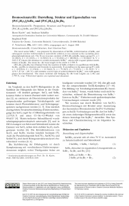 Bromoselenate (II): Darstellung, Struktur und Eigenschaften von [P