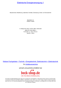 Elektrische Energieversorgung 1 - ReadingSample - Beck-Shop