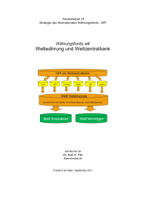 Weltwährung und Weltzentralbank