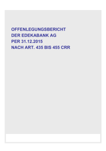 offenlegungsbericht der edekabank ag per 31.12.2015 nach art. 435