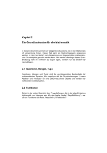 Kapitel 2 Ein Grundbaukasten für die Mathematik