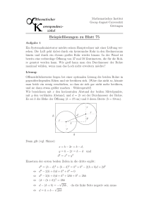 Beispiellösungen zu Blatt 75 - Mathematik an der Universität Göttingen