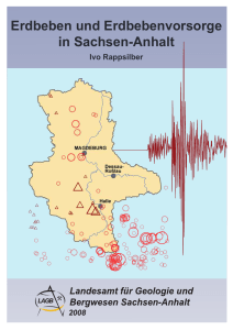 Erdbeben und Erdbebenvorsorge in Sachsen