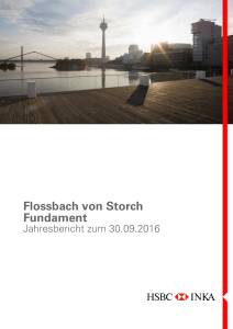 Jahresbericht - Flossbach von Storch