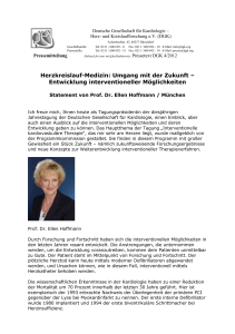 Pressetext als PDF - Deutsche Gesellschaft für Kardiologie – Herz
