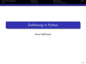 Einführung in Python