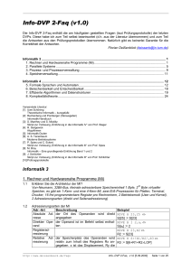 Info-DVP 2-Faq (v1.0) - Informatik