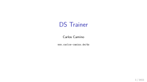 DS Trainer - Carlos Camino