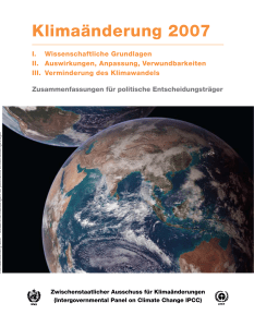 Klimaänderung 2007 - conservation