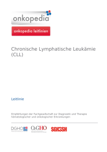 Chronische Lymphatische LeukŁŁmie (CLL)