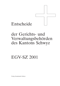 EGV-SZ 2001 - Kantonsgericht
