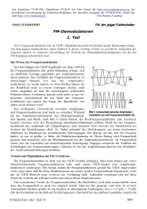 FM-Demodulatoren - radios-der-50er