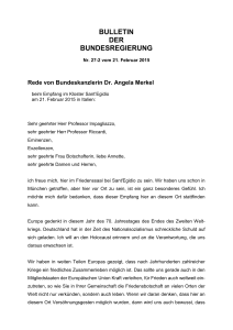 BULLETIN DER BUNDESREGIERUNG