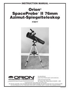 Orion® SpaceProbe™ II 76mm Azimut