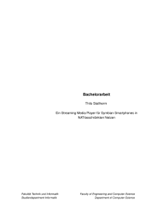 Ein Streaming Media Player für Symbian Smartphones in NAT