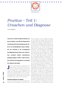 Pruritus – Teil 1: Ursachen und Diagnose