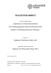 MAGISTERARBEIT