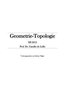 Geometrie-Topologie