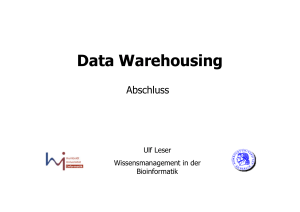 Data Warehousing und Data Mining