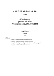(EU) Nr. 575/2013 - Raiffeisenbank Thiersee