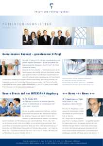 patienten-newsletter - Implantate Landsberg